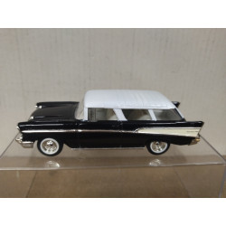 CHEVROLET BEL AIR NOMAD 1957 BLACK/WHITE 1:43 ROAD SIGNATURE NO BOX