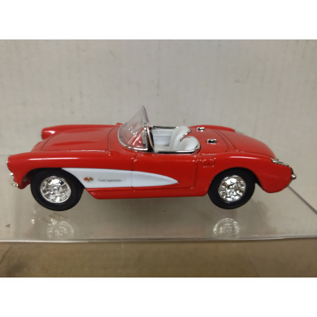 CHEVROLET CORVETTE C1 1957 CONVERTIBLE RED 1:43 ROAD SIGNATURE NO BOX