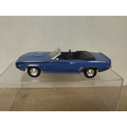 CHEVROLET CAMARO 1969 CONVERTIBLE BLUE 1:43 DelPRADO NO BOX