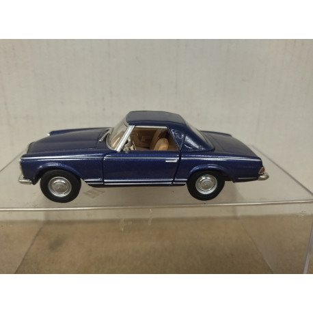 MERCEDES-BENZ W113 280 SL 1963 ROADSTER CLOSED BLUE 1:43 HONGWELL NO BOX