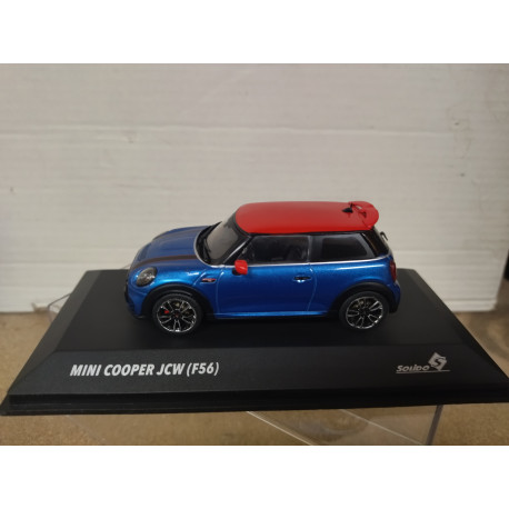 MINI COOPER JCW F56 2023 ISLAND BLUE METALLIC 1:43 SOLIDO S4315003 SD