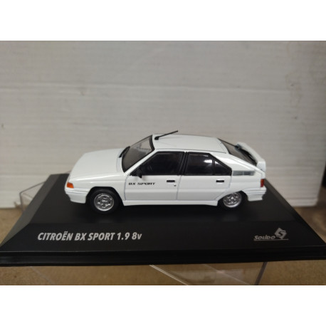 CITROEN BX SPORT 1985 BLANC MEIJI 1:43 SOLIDO S4311003 SD