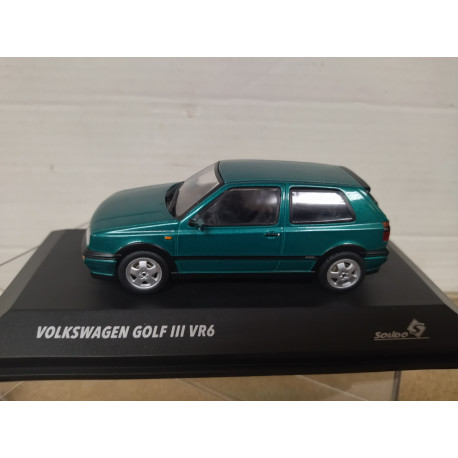 VOLKSWAGEN GOLF 3 VR6 GREEN 1:43 SOLIDO S4316401 SD