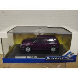 VOLKSWAGEN GOLF 3 VR6 PURPLE 1:43 SOLIDO S4316402 SD