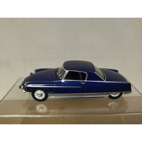 CITROEN DS COUPE LE DANDY 1967 BLUE 1:43 ATLAS NOREV NO BOX