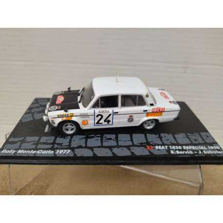 SEAT 1430 1800 GR.4 1977 RALLY MONTE CARLO SERVIA 1:43 ALTAYA IXO