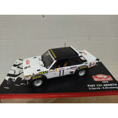 FIAT 131 ABARTH 1978 RALLY MONTE CARLO SERVIA 1:43 ALTAYA IXO