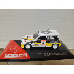 RENAULT 5 MAXI TURBO 1986 RALLY PRINCIPE ASTURIAS 1:43 ALTAYA IXO NO FOTO