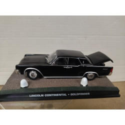 LINCOLN CONTINENTAL GOLDFINGER 007 JAMES BOND 1:43 EAGLEMOSS IXO URNA MAL