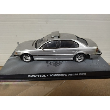 BMW E38 750 iL TOMORROW NEVER DIES 007 JAMES BOND 1:43 EAGLEMOSS IXO URNA MAL