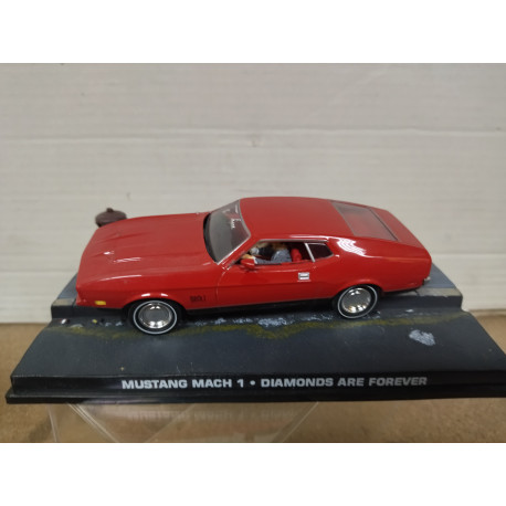 FORD MUSTANG MACH 1 DIAMONDS ARE ... 007 JAMES BOND 1:43 EAGLEMOSS IXO URNA MAL