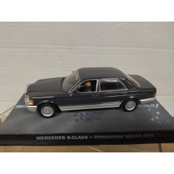 MERCEDES-BENZ W126 S-CLASS NEVER .. 007 JAMES BOND 1:43 EAGLEMOSS IXO URNA ROTA