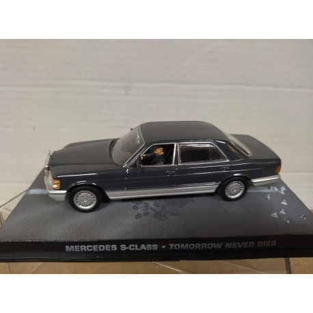 MERCEDES-BENZ W126 S-CLASS NEVER .. 007 JAMES BOND 1:43 EAGLEMOSS IXO URNA ROTA