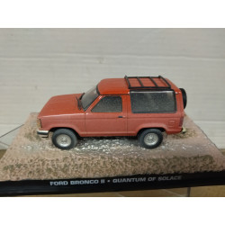 FORD BRONCO II QUANTUM OF SOLACE 007 JAMES BOND 1:43 EAGLEMOSS IXO URNA MAL
