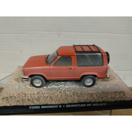 FORD BRONCO II QUANTUM OF SOLACE 007 JAMES BOND 1:43 EAGLEMOSS IXO URNA MAL