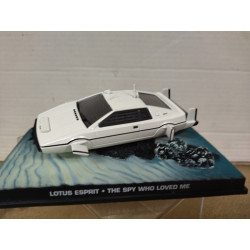 LOTUS ESPRIT THE SPY WHO LOVED ME 007 JAMES BOND 1:43 EAGLEMOSS IXO URNA MAL
