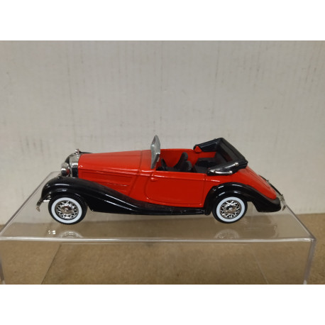 MERCEDES-BENZ W29 540K 1936 RED & BLACK 1:43 SOLIDO 4086 NO BOX