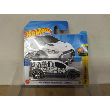 FORD TRANSIT CONNECT 6/10 ART CARS 1: 64 HOT WHEELS