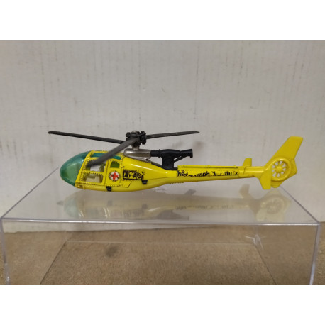 AEROSPATIALE GAZELLE ADAC HELICOPTER 1:87/apx 1:64 MAJORETTE NO BOX