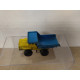 CAMION/TRUCK VOLQUETE/DUMPER (3) AMARILLO/AZUL apx 1:64 GUISVAL VINTAGE NO BOX
