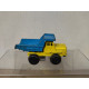 CAMION/TRUCK VOLQUETE/DUMPER (3) AMARILLO/AZUL apx 1:64 GUISVAL VINTAGE NO BOX