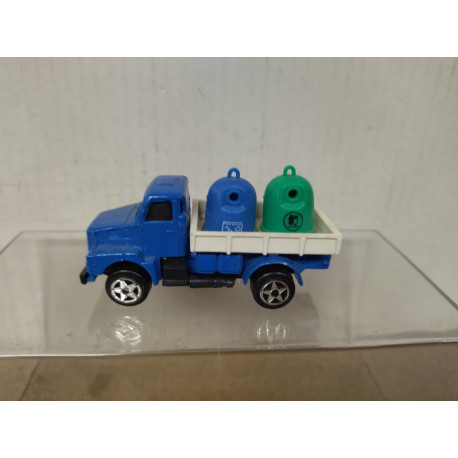 VOLVO RECICLAJE AZUL CAMION/TRUCK apx 1:64 GUISVAL NO BOX