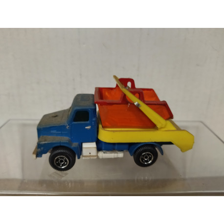 VOLVO CONTAINER AMARILLO CAMION/TRUCK apx 1:64 GUISVAL NO BOX SUCIO