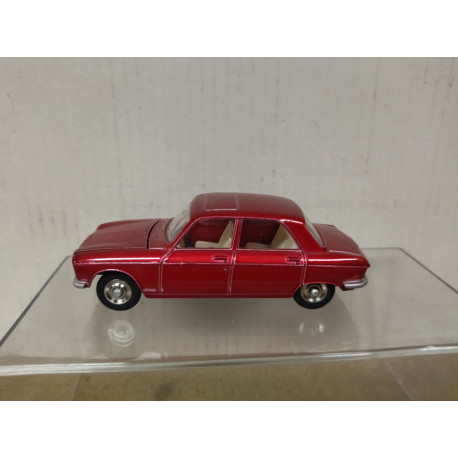 PEUGEOT 204 ROUGE 1:43 ATLAS DINKY NO BOX