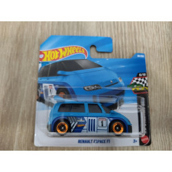 RENAULT ESPACE F1 BLUE 6/10 STARTING GRID 1:64 HOT WHEELS