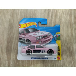 FORD SIERRA COSWORTH 1987 PINK 5/10 EURO 1:64 HOT WHEELS