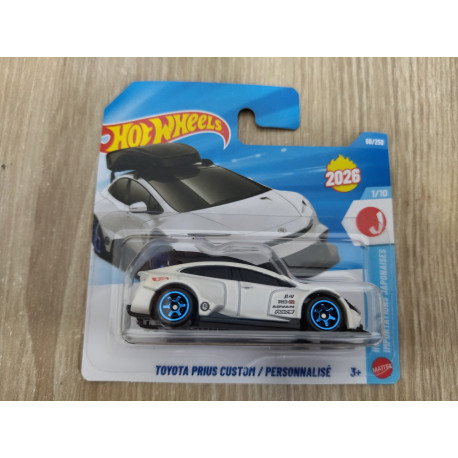TOYOTA PRIUS CUSTOM WHITE 1/10 J-IMPORTS 1:64 HOT WHEELS