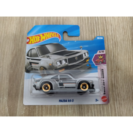 MAZDA RX-3 GREY 5/10 COMPACT KINGS 1:64 HOT WHEELS
