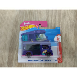 BARBIE DREAM CAMPER BLUE 1/5 MATTEL 1:64 HOT WHEELS