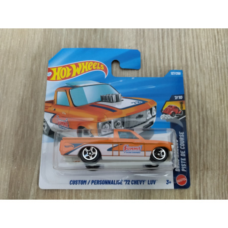 CHEVROLET LUV 1972 CUSTOM ORANGE 7/10 DRAG RACERS 1:64 HOT WHEELS