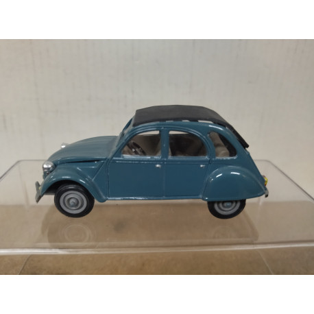 CITROEN 2CV 6 1968 BLUE 1:43 SOLIDO NO BOX