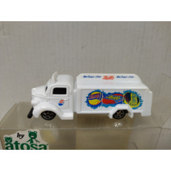 BOTTLE TRUCK DELIVERY 1947 WHITE PEPSI-COLA 1:87 H0 GOLDEN WHEELS