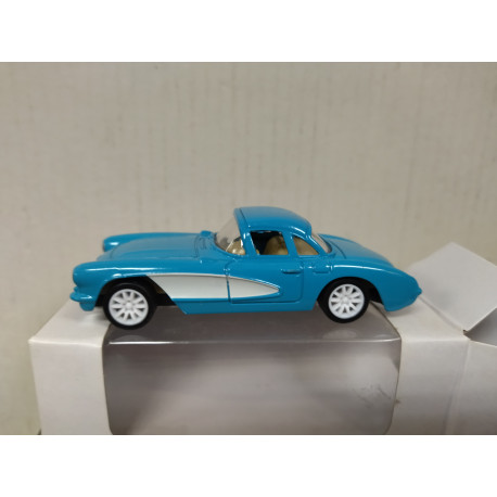 TOY CAR (chevrolet corvette c1) BLUE apx 1:64