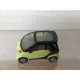 SMART FORTWO YELLOW/BLACK apx 1:72 KINDER SORPRESA SUCIO