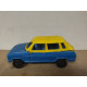 RENAULT 6 AZUL/AMARILLO PLASTICO INFLADO/PLASTIC TOY VINTAGE