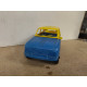 RENAULT 6 AZUL/AMARILLO PLASTICO INFLADO/PLASTIC TOY VINTAGE