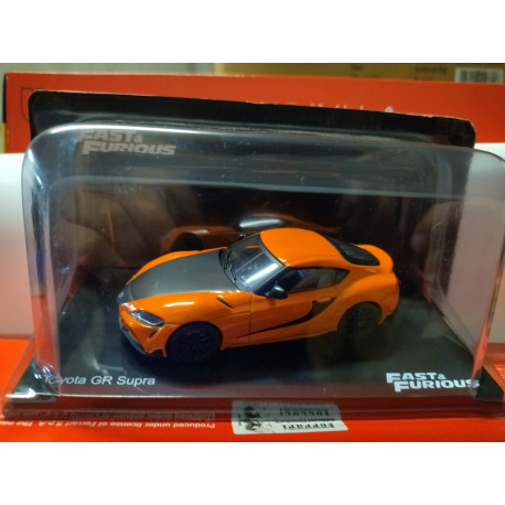 TOYOTA GR SUPRA ORANGE/BLACK FAST & FURIOUS 1:43 DeAGOSTINI IXO