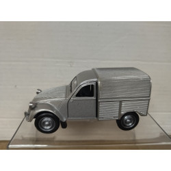 CITROEN 2CV FURGONETA GRIS 11,5cm Long/1:34-1:39 WELLY retrofriccion