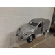 CITROEN 2CV FURGONETA GRIS 11,5cm Long/1:34-1:39 WELLY retrofriccion