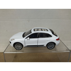PORSCHE MACAN WHITE 11,5cm Long/1:34-1:39 WELLY retrofriccion