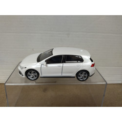 VOLKSWAGEN GOLF 8 GTi WHITE 11,5cm Long/1:34-1:39 WELLY retrofriccion