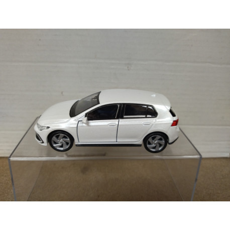 VOLKSWAGEN GOLF 8 GTi WHITE 11,5cm Long/1:34-1:39 WELLY retrofriccion