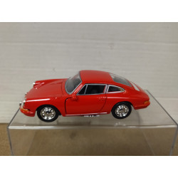 PORSCHE 911 1964 RED 11,5cm Long/1:34-1:39 WELLY retrofriccion