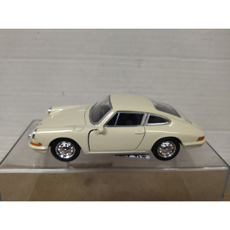 PORSCHE 911 1964 BEIGE 11,5cm Long/1:34-1:39 WELLY retrofriccion