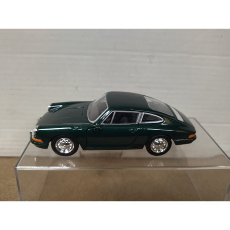 PORSCHE 911 1964 GREEN 11,5cm Long/1:34-1:39 WELLY retrofriccion