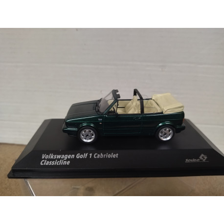 VOLKSWAGEN GOLF 1 CABRIOLET CLASSIC GREEN 1:43 SOLIDO S43115803 SD